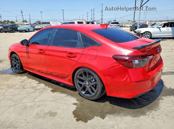 2HGFE2F54SH522222 2025 HONDA CIVIC Красный Задняя левая четверть