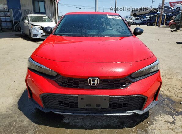 2HGFE2F54SH522222 2025 HONDA CIVIC Красный Вид спереди