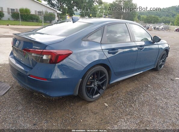 2HGFE2F54SH558329 2025 HONDA CIVIC Синий Задняя правая четверть