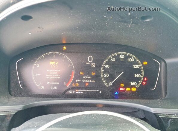 2HGFE2F54SH563692 2025 HONDA CIVIC Blue Вид щитка приладів