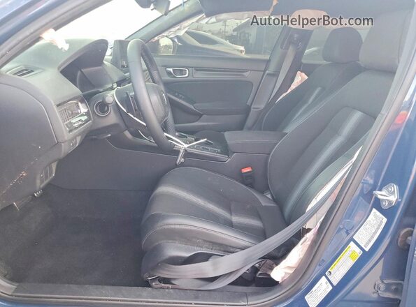 2HGFE2F54SH563692 2025 HONDA CIVIC Blue Вид салону спереду