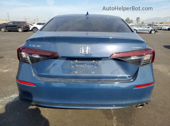 2HGFE2F54SH563692 2025 HONDA CIVIC Blue Вид ззаду