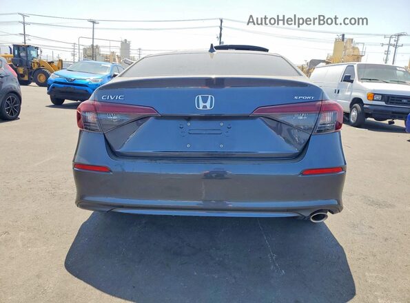 2HGFE2F54SH573428 2025 HONDA CIVIC Charcoal Вид ззаду