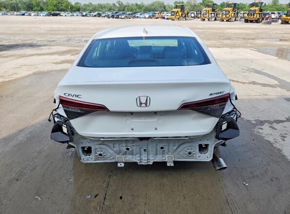 2HGFE2F54SH587927 2025 HONDA CIVIC White Widok z tyłu