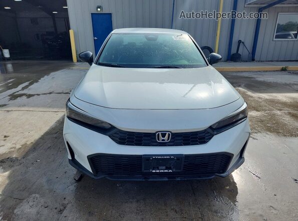 2HGFE2F54SH587927 2025 HONDA CIVIC White Widok z przodu