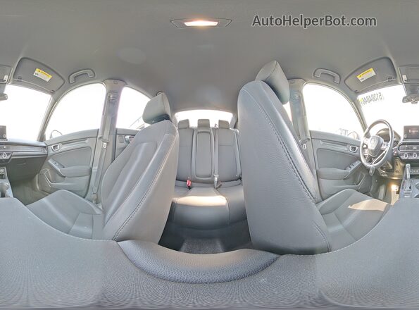 2HGFE2F54SH587927 2025 HONDA CIVIC White Widok wnętrza 360 stopni