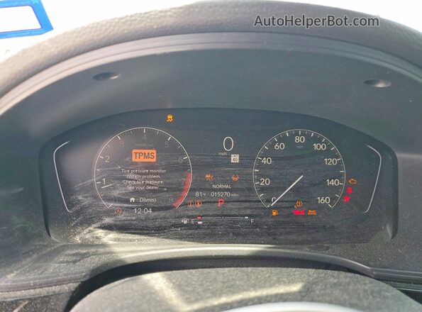 2HGFE2F54TH502862 2026 HONDA CIVIC Синий Вид щитка приборов