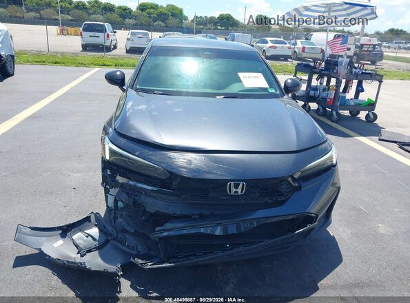 2HGFE2F54TH530578 2026 HONDA CIVIC Gray Instrument cluster view