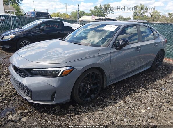 2HGFE2F54TH542603 2026 HONDA CIVIC Серый Передняя левая четверть