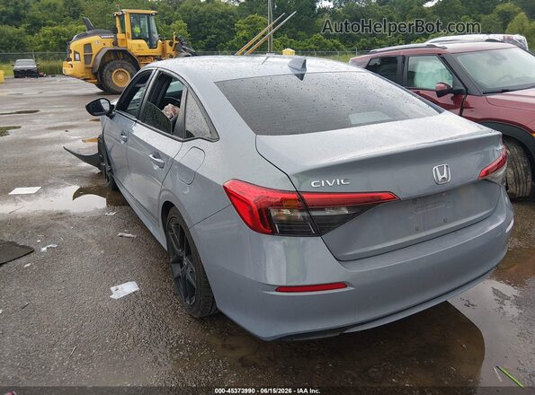 2HGFE2F55NH514022 2022 HONDA CIVIC Gray Հետևի ձախ