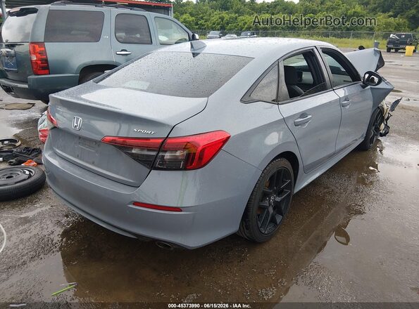 2HGFE2F55NH514022 2022 HONDA CIVIC Gray Հետևի աջ