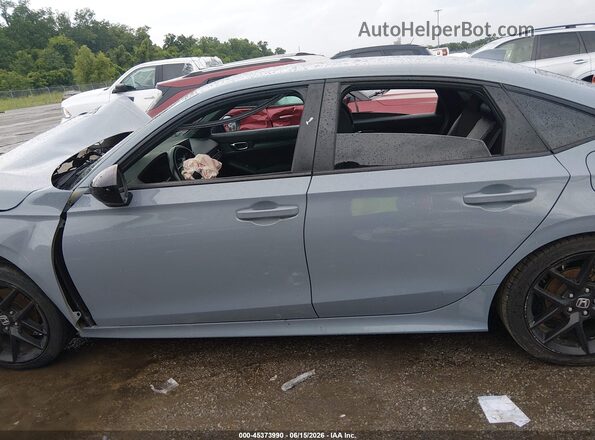 2HGFE2F55NH514022 2022 HONDA CIVIC Gray Սալոնի հետևի տեսք