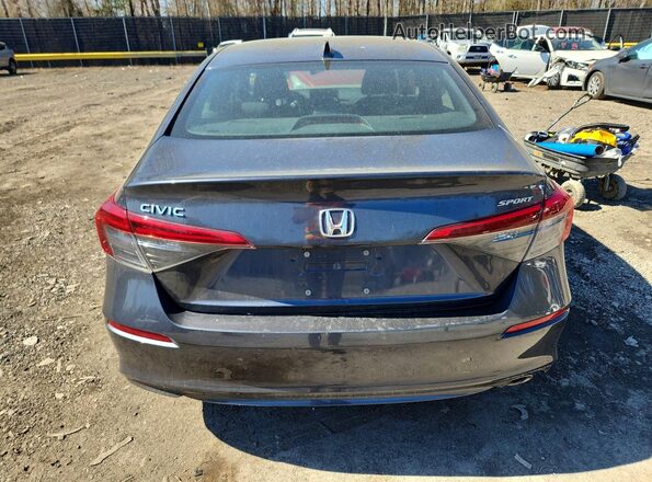 2HGFE2F55NH515316 2022 HONDA CIVIC Gray Widok z tyłu