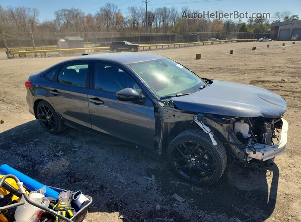 2HGFE2F55NH515316 2022 HONDA CIVIC Gray Przód prawy