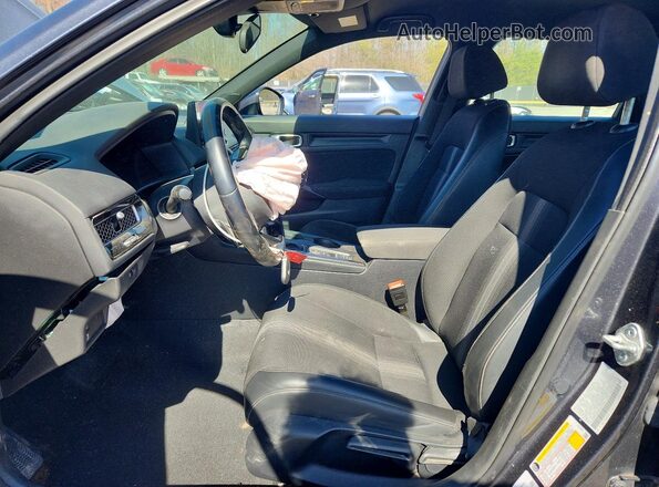 2HGFE2F55NH515316 2022 HONDA CIVIC Gray Widok wnętrza z przodu
