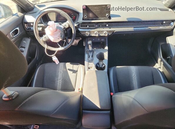 2HGFE2F55NH515316 2022 HONDA CIVIC Gray Widok deski rozdzielczej
