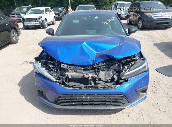 2HGFE2F55NH556450 2022 HONDA CIVIC Blue Вид спереду