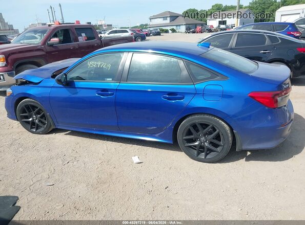 2HGFE2F55NH556450 2022 HONDA CIVIC Blue Панорамний вид салону 360°