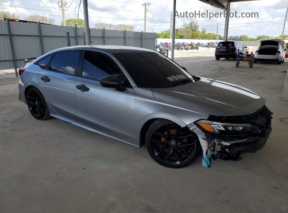 2HGFE2F55NH563608 2022 HONDA CIVIC Silver 