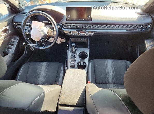 2HGFE2F55NH586371 2022 HONDA CIVIC Gray წინა პანელის ხედი