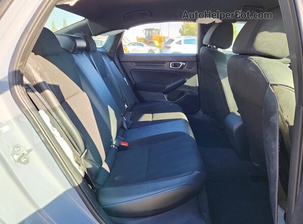 2HGFE2F55NH586371 2022 HONDA CIVIC Gray უკანა სავარძლების ხედი