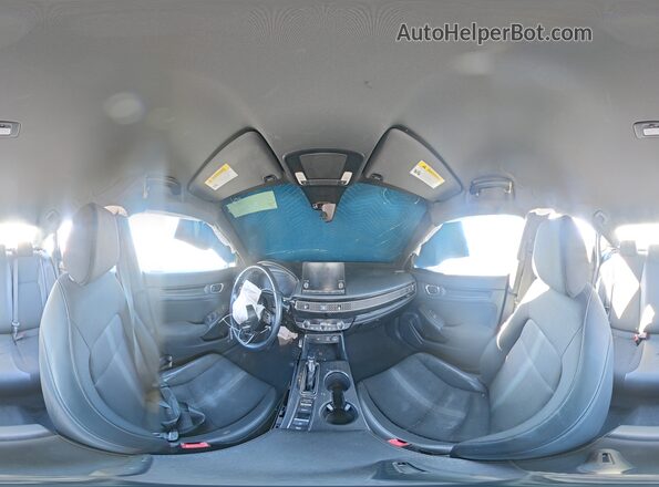 2HGFE2F55NH586371 2022 HONDA CIVIC Gray სალონის 360-გრადუსიანი ხედი