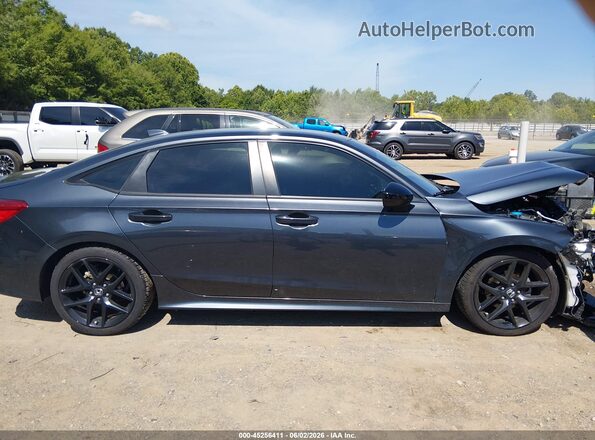 2HGFE2F55NH603847 2022 HONDA CIVIC Gray Widok wnętrza 360 stopni