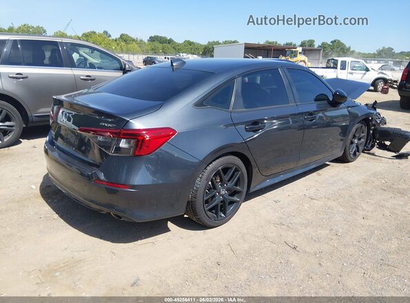 2HGFE2F55NH603847 2022 HONDA CIVIC Gray Tył prawy