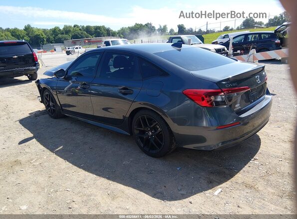 2HGFE2F55NH603847 2022 HONDA CIVIC Gray Tył lewy