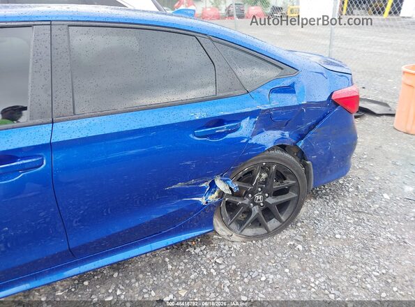 2HGFE2F55NH609437 2022 HONDA CIVIC Blue წინა ხედი