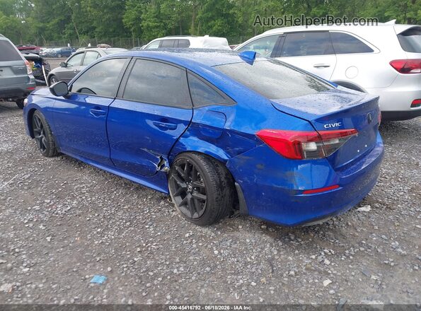 2HGFE2F55NH609437 2022 HONDA CIVIC Blue უკანა მარცხენა