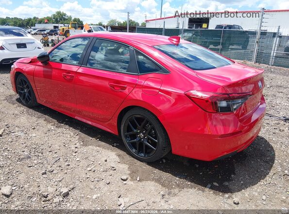 2HGFE2F55PH508045 2023 HONDA CIVIC Red Trasero izquierdo