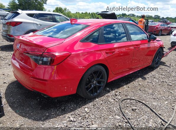 2HGFE2F55PH508045 2023 HONDA CIVIC Red Trasero derecho