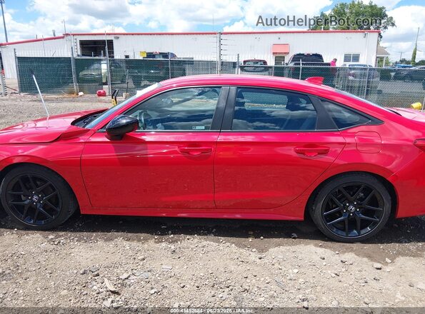 2HGFE2F55PH508045 2023 HONDA CIVIC Red Vista interior de 360 grados
