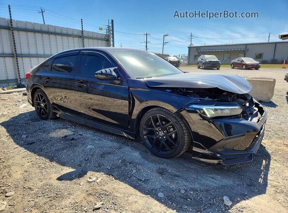 2HGFE2F55PH509504 2023 HONDA CIVIC Black Առջևի աջ