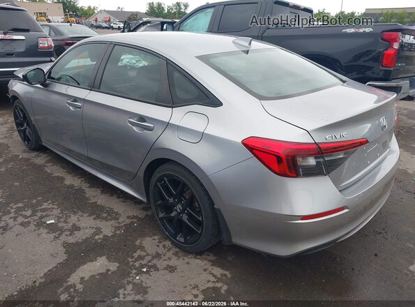 2HGFE2F55PH533625 2023 HONDA CIVIC Silver Հետևի ձախ