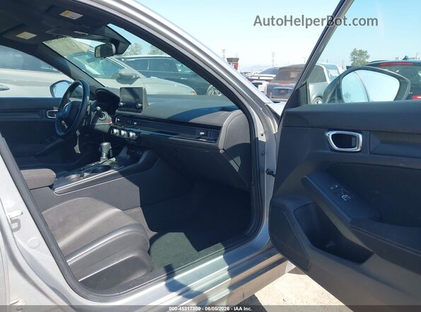 2HGFE2F55PH533947 2023 HONDA CIVIC Silver Vista interior delantera