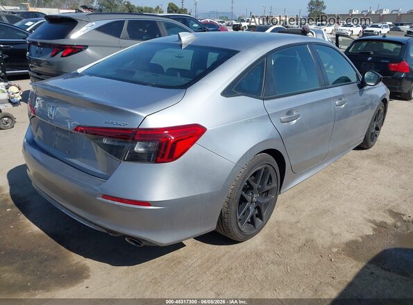 2HGFE2F55PH533947 2023 HONDA CIVIC Silver Trasero derecho