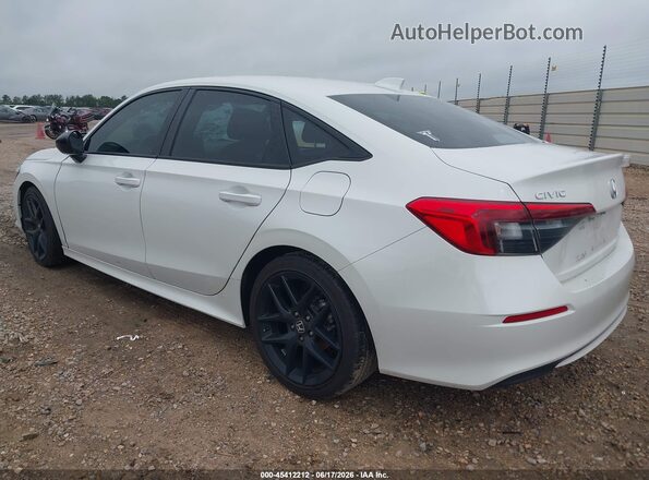 2HGFE2F55RH507173 2024 HONDA CIVIC Белый Задняя левая четверть