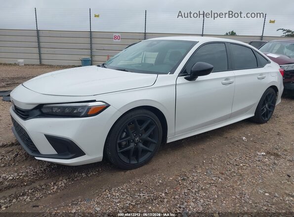 2HGFE2F55RH507173 2024 HONDA CIVIC Белый Передняя левая четверть