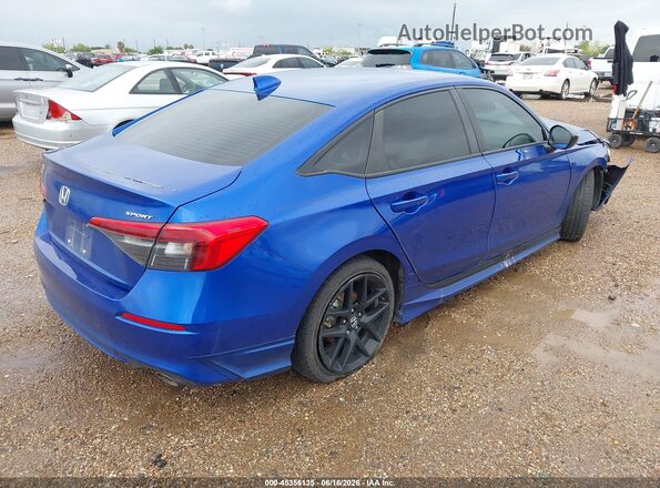 2HGFE2F55RH526077 2024 HONDA CIVIC Blue Trasero derecho