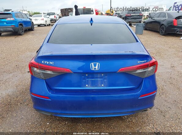 2HGFE2F55RH526077 2024 HONDA CIVIC Blue 