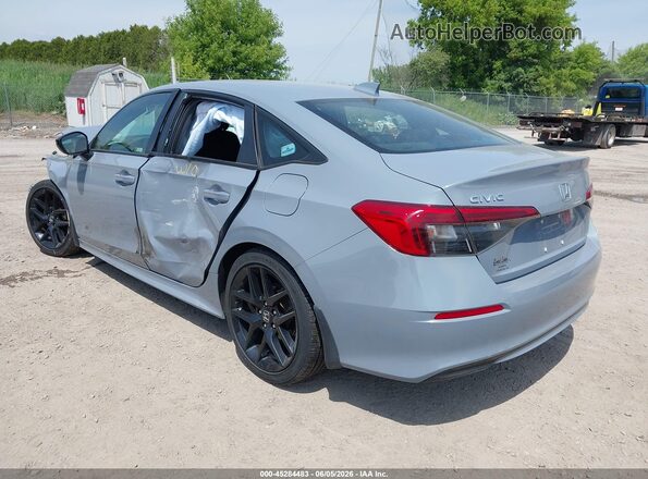 2HGFE2F55RH533868 2024 HONDA CIVIC Gray Trasero izquierdo