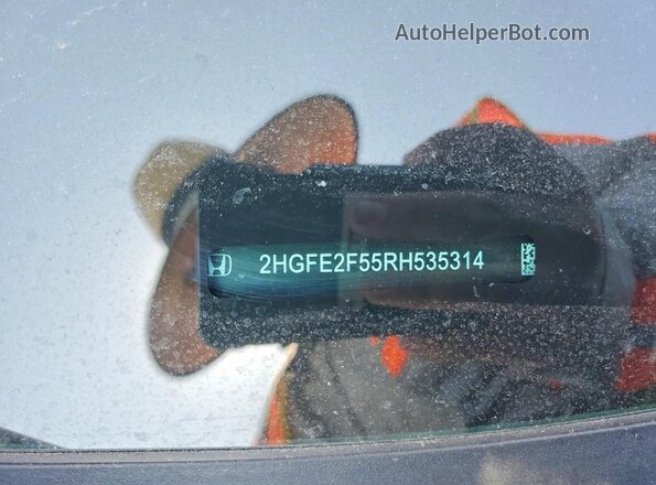 2HGFE2F55RH535314 2024 HONDA CIVIC Blue 