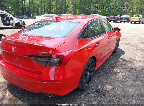 2HGFE2F55RH556017 2024 HONDA CIVIC Red Trasero derecho
