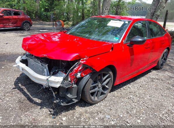 2HGFE2F55RH556017 2024 HONDA CIVIC Red Vista tres cuartos delantera izquierda