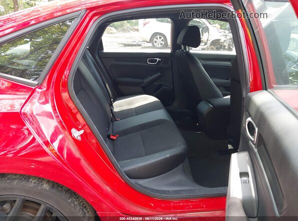 2HGFE2F55RH556017 2024 HONDA CIVIC Red Vista de la etiqueta del VIN