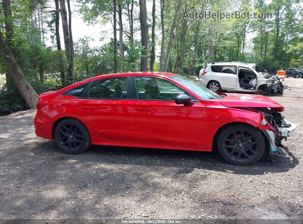 2HGFE2F55RH556017 2024 HONDA CIVIC Red Vista interior de 360 grados