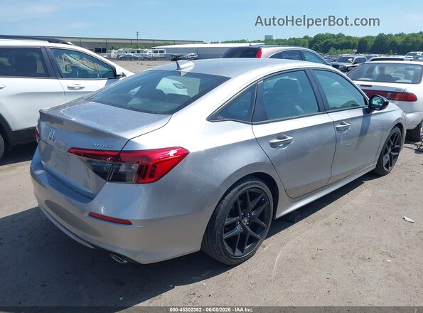 2HGFE2F55RH581449 2024 HONDA CIVIC Silver უკანა მარჯვენა
