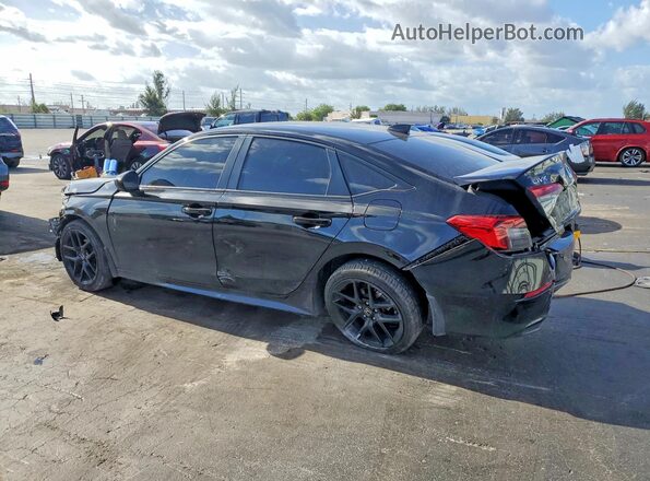 2HGFE2F55RH582553 2024 HONDA CIVIC Черный Задняя левая четверть
